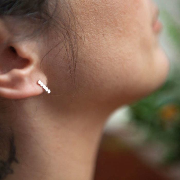 Les boucles d'oreilles MEGANE