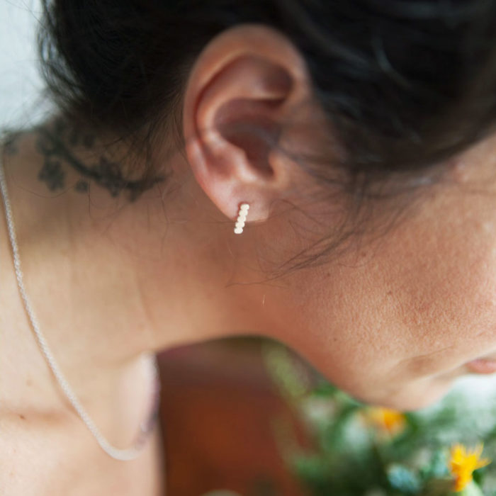 Les boucles d'oreilles MEGANE