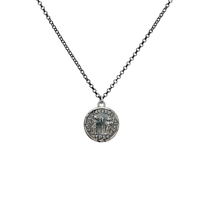 collier médaillon homme