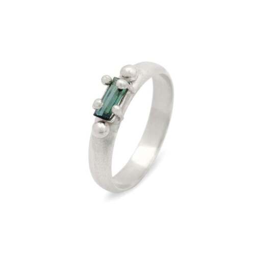 la bague Arye, en argent et tourmaline, pièce unique taille 58