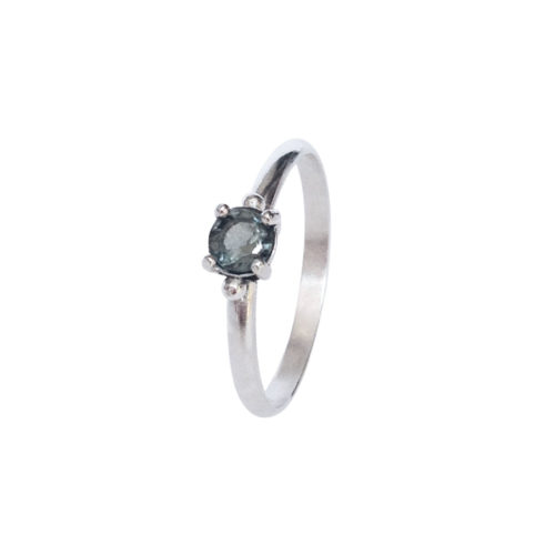 bague tourmaline grise