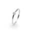 La bague YOU en argent sertie d'une pierre de lune, pièce unique taille 54