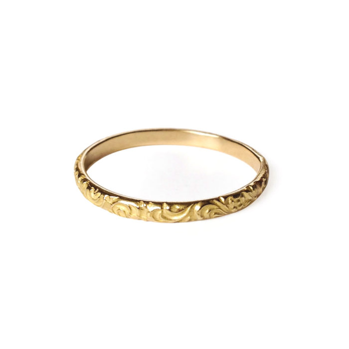 La bague VERA en or jaune 18 carats Fairmined