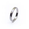 La bague MAX 3 mm en or gris palladié 18 carats Fairmined