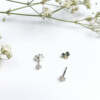 Puces d'oreilles LENA en argent