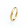 La bague Louis en or jaune 18 carats Fairmined brossé mat
