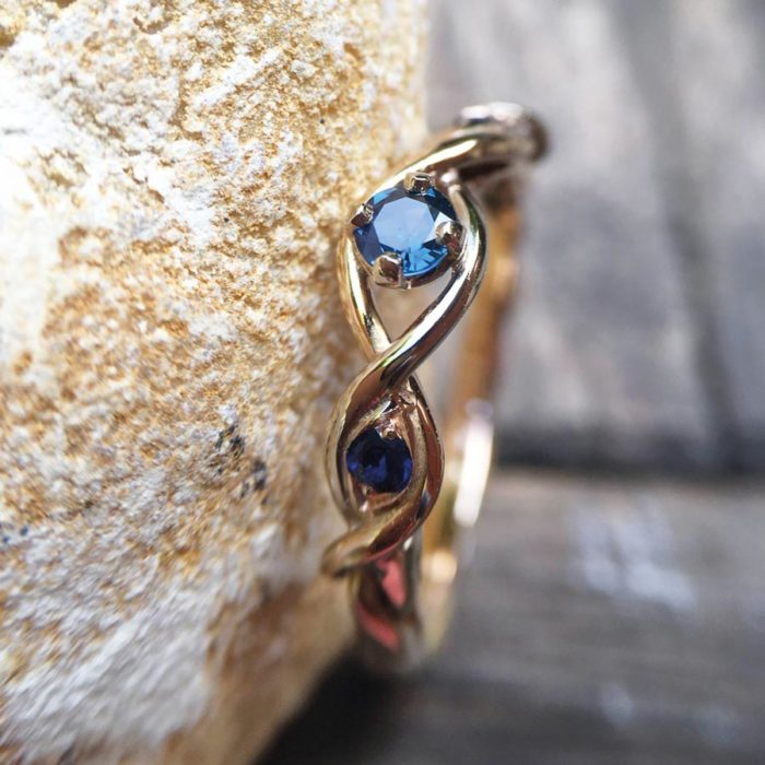 bague infini or