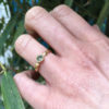 bague saphir blanc