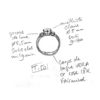 croquis bague sertie sur-mesure