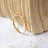 La bague Mini Louise en or rose 18K Fairmined