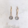 Les boucles d'oreilles LUISA en vermeil et Labradorites