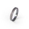 alliance homme or gris