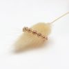 La bague LENA or rose 18K Fairmined sertie de saphirs roses