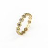 La bague LENA or jaune 18K Fairmined sertie de saphirs bleus