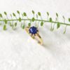 La bague Juliette en or jaune 18 carats Fairmined et Lapis Lazuli taille 51