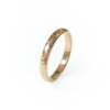 La bague Louis 3,5 mm or rose 18 carats Fairmined martelée poli miroir