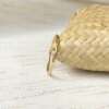 La bague ELINA en or jaune 18 carats Fairmined