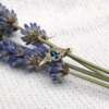 bague saphir ovale teal blue et saphir blanc
