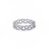 La bague TELMA en or gris palladié 18 carats Fairmined