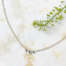 Le collier Lena en argent 925 serti de saphirs bleus