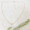 Le collier Lena en or rose 18 carats Fairmined serti de saphirs roses