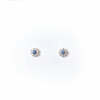 Les puces Lena argent 925 serties de saphirs bleus