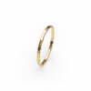 La bague BIANCA en or jaune 18 carats Fairmined