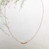 Le grand collier Lena en or rose 18 carats Fairmined et saphirs roses