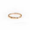 La bague VERA en or rose 18 carats Fairmined sertie de saphirs Teal