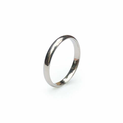 La bague DAMIEN en or gris palladié 18 carats Fairmined